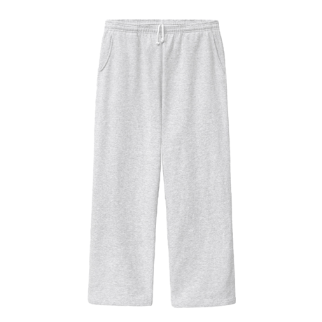 Los Angeles Apparel 14oz Heavy Fleece Straight Leg Sweatpants - Ash