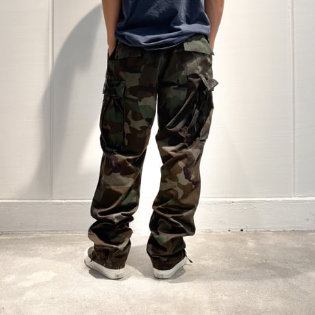 Goows × circle Over Dye Camo Pants Woodland Camo 11