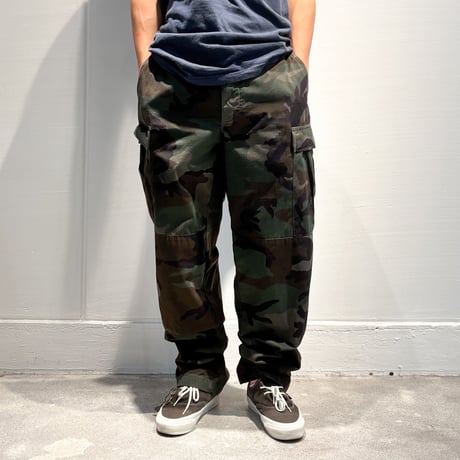 Goows × circle Over Dye Camo Pants Woodland Camo 11