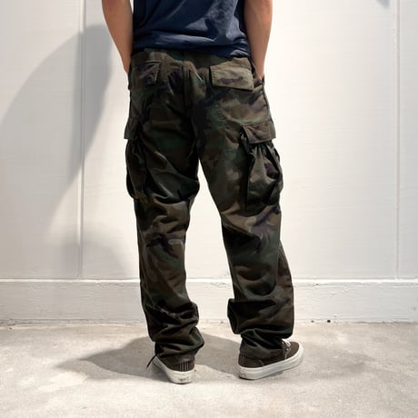 Goows × circle Over Dye Camo Pants Woodland Camo 8