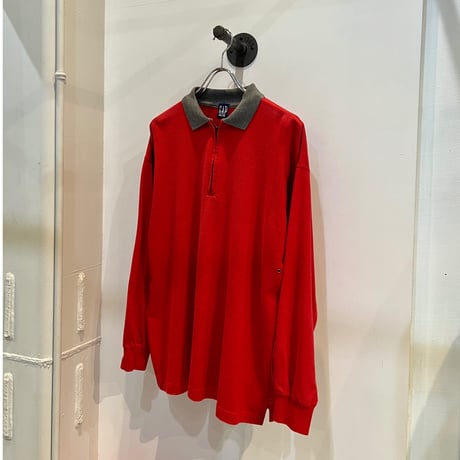 80-90’s GAP L/S Cutsaw polo shirt