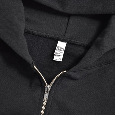 Los Angeles Apparel 14oz Heavy Fleece Full Zip Hoodie - Black