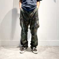 Goows × circle Over Dye Camo Pants Woodland Camo 2