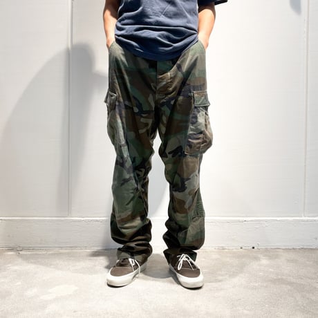 Goows × circle Over Dye Camo Pants Woodland Camo 2