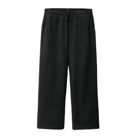 Los Angeles Apparel 14oz Heavy Fleece Straight Leg Sweatpants - Black