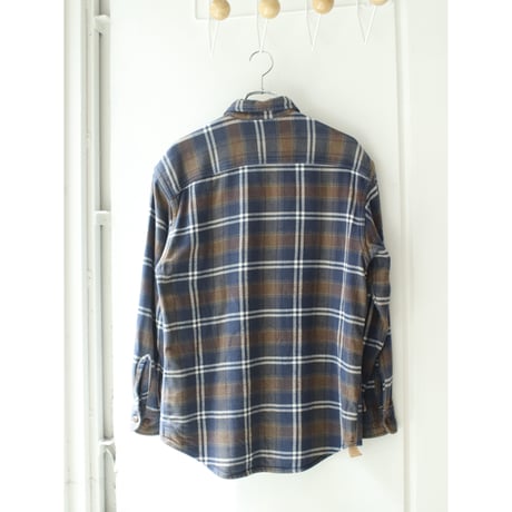 90~00’s St John’s Bay L/S Heavy flannel shirts #Navy