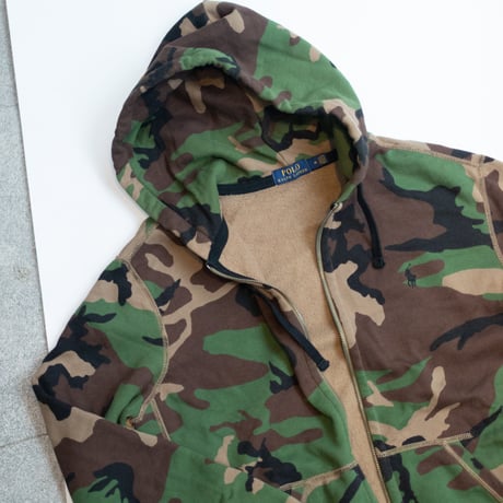 POLO RALPH LAUREN Woodland Camo Full-Zip Fleece Hoodie