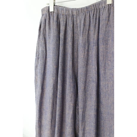 90’s FLAX Linen baggy silhouette pants