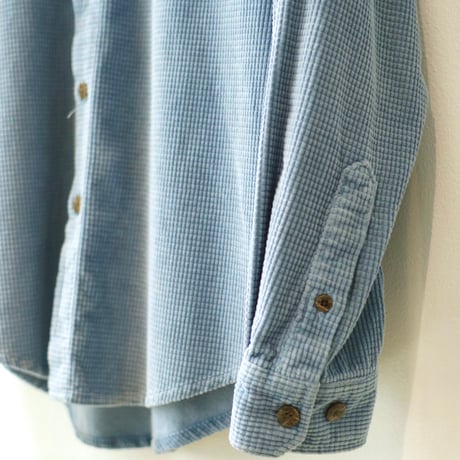 90’s~ The Territory Ahead L/S Corduroy shirt #Sky Blue