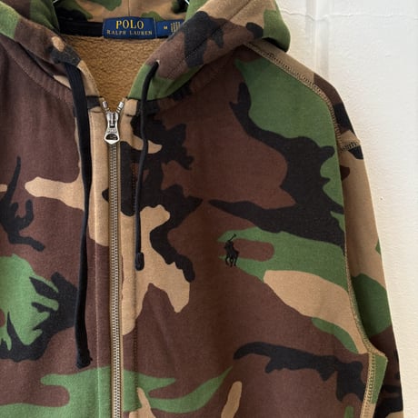 POLO RALPH LAUREN Woodland Camo Full-Zip Fleece Hoodie