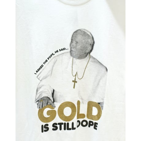 00's STUSSY John Paul II T-shirt #White
