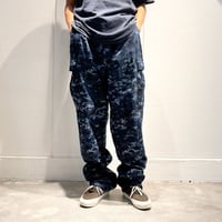 Goows × circle Over Dye Camo Pants Digital Blue Camo 12
