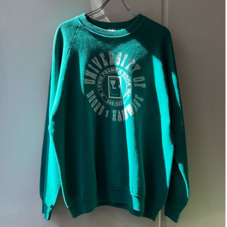 90’s company logo print sweatshirt