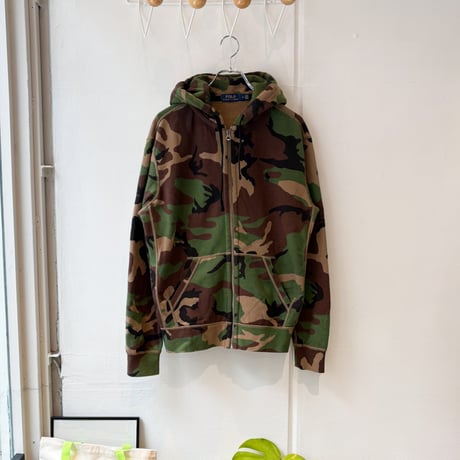 POLO RALPH LAUREN Woodland Camo Full-Zip Fleece Hoodie