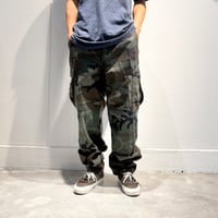 Goows × circle Over Dye Camo Pants Woodland Camo 5