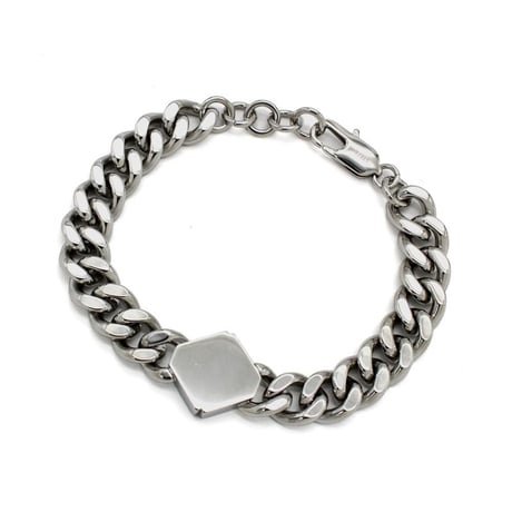 EMPORIO ARMANI BRACERET EGS3132040 SILVER エンポリオ アルマーニ ブレスレット アクセサリー おしゃれ メンズ シルバー