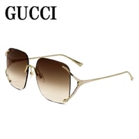 日本正規品 GUCCI SUNGLASSES GG0646S 002 BROWN GOLD グッチ サングラス ノーズパッド 眼鏡 UVカット メンズ レディース ブラウン ゴールド