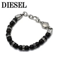 ディーゼル DIESEL DX1163040 ブレスレット アクセサリー ブレス 腕輪 おしゃれ メンズ ブラック シルバー