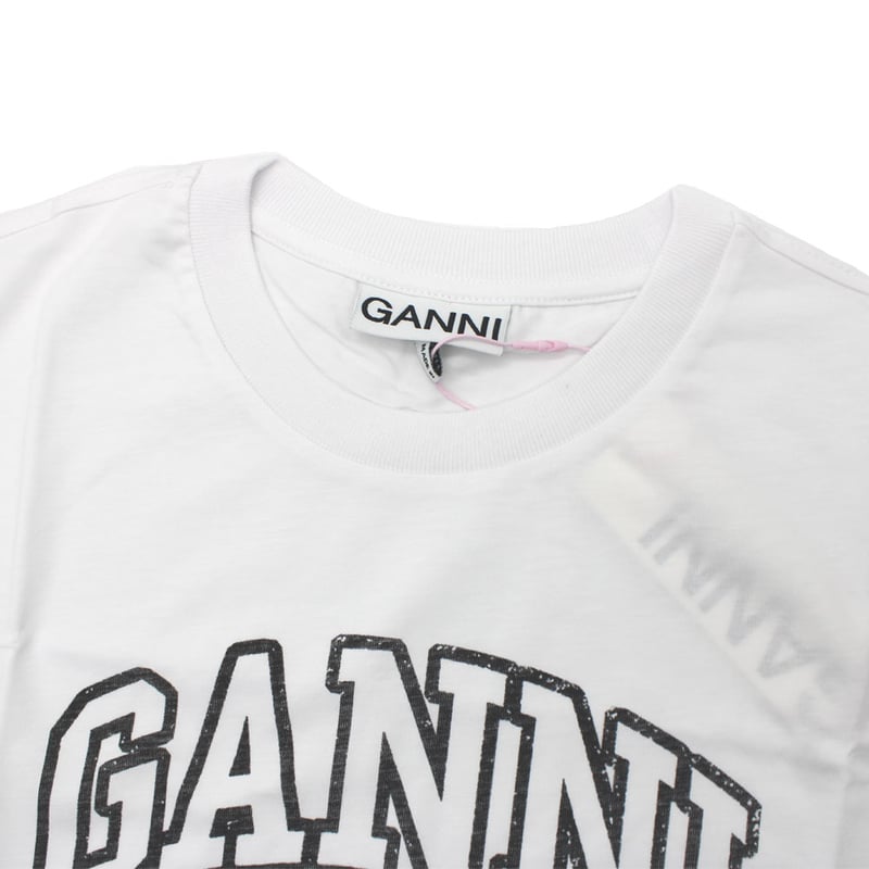 ガニー GANNI T4124 943 LEOPARD XXS XS S M L XL Tシャ