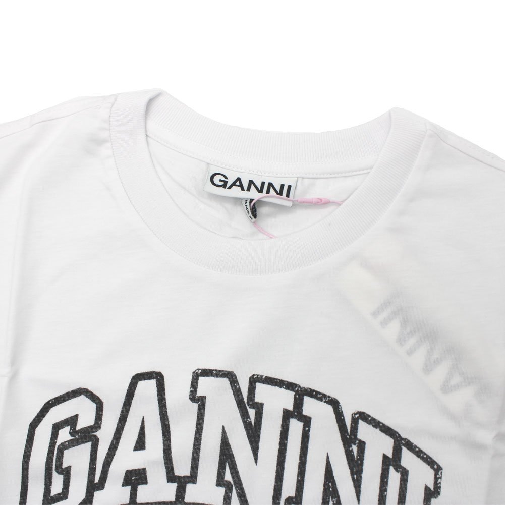 【りったん】新品 ガニー GANNI Tシャツ S T4124-943 ガニー GANNI T4124 943 LEOPARD XXS XS S M L XL Tシャ