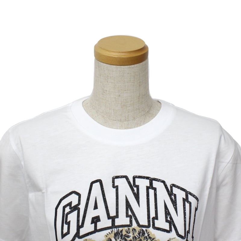 ガニー GANNI T4124 943 LEOPARD XXS XS S M L XL Tシャ