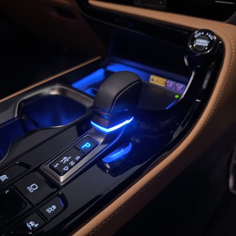 レクサスNX【年次改良後】 シフトイルミforスタンダードノブ　Lexus NX Shift Illuminator (Standard Knob), Mar 2024–**