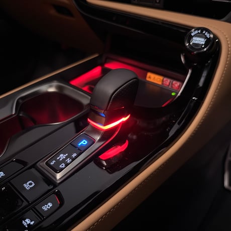 レクサスNX【年次改良前】 シフトイルミforスタンダードノブ　　Lexus NX Shift Illuminator (Standard Knob), Nov 2021–Feb 2024