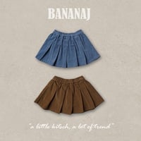【予約注文8/13　12：00まで】早期ご予約5%off BANANAJ Piaba Corduroy Skirt