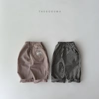 【予約注文9/1　12：00まで】早期ご予約5%off THEGOGUMA Pattern Label Pants