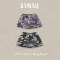 【ご予約受付中】BANANAJ Camo Peanut Skirt