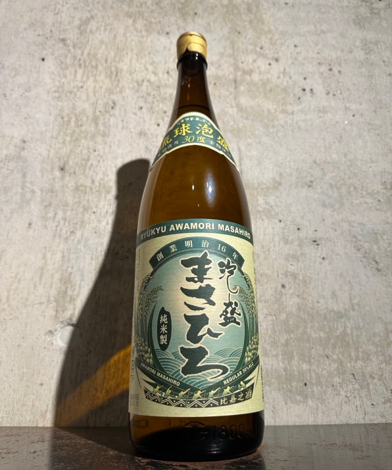 泡盛】泡盛 まさひろ 1800ml | 谷酒店 オンラインストア