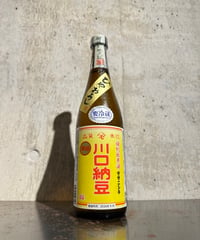 川口納豆 特別純米 ササニシキ 原酒 黄ラベル R7BY 720ml