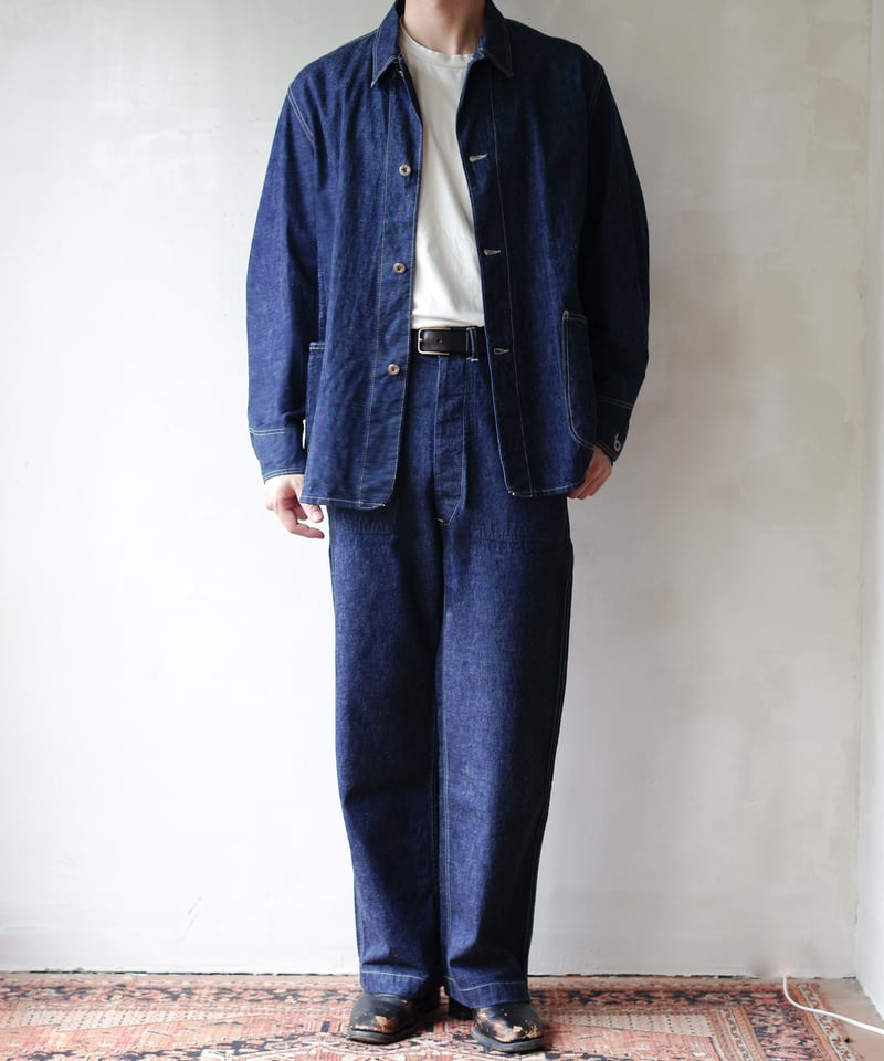 Denim Military Trousers W21 | Nuu