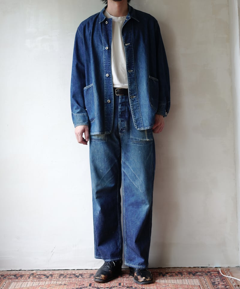 Denim Military Trousers W21 | Nuu