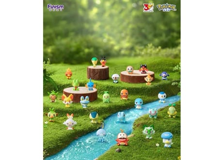【お取寄せ】「玩乐主义」ポケモン30周年 最初の仲間  御三家セット 中国限定