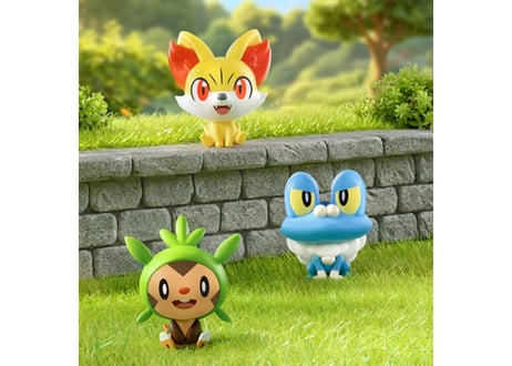 【お取寄せ】「玩乐主义」ポケモン30周年 最初の仲間  御三家セット 中国限定