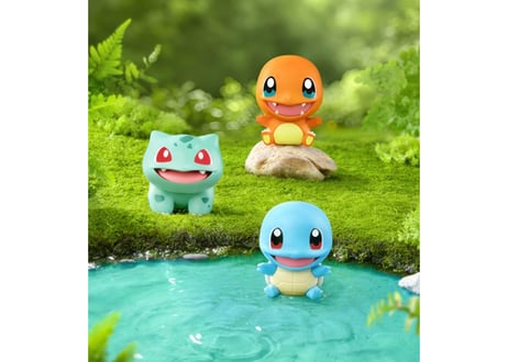 【お取寄せ】「玩乐主义」ポケモン30周年 最初の仲間  御三家セット 中国限定