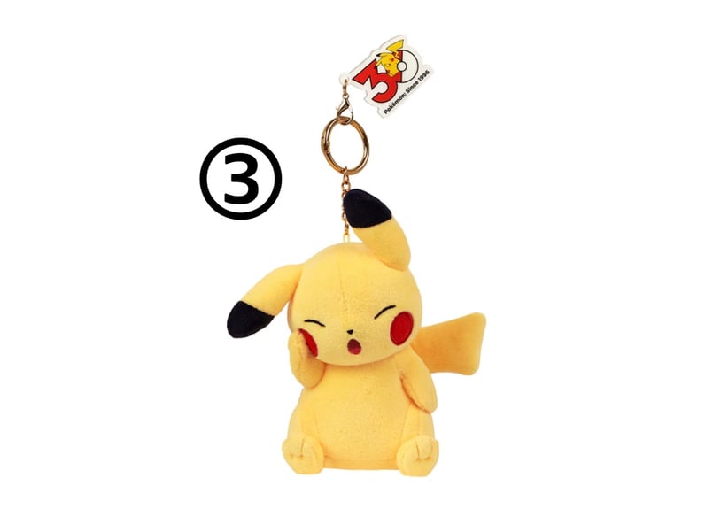中国限定 ポケモン ピカチュウ&ウッウ ぬいぐるみキーホルダー お取寄せ】ポケモン30周年記念マスコット ピカチュウ 中国限定 ①
