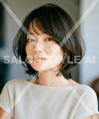 【１オーナー限定】大人ショートヘアレイヤーウルフAIサロンスタイル　BG_v10