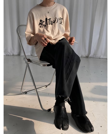 ワードグラフィック ルーズフィット Tシャツ / 2color