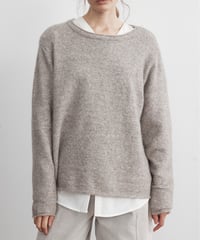 ラクーンブレンド クルーネック ニット