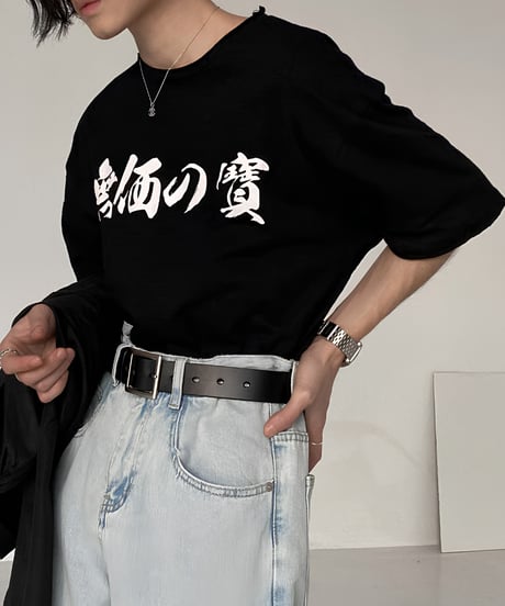ワードグラフィック ルーズフィット Tシャツ / 2color