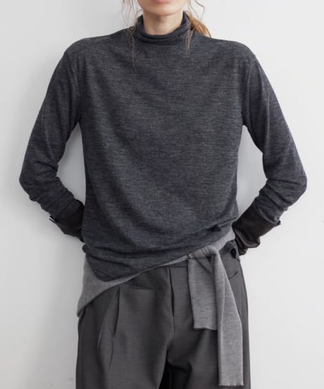 ハイネック タートルネック L/S Tシャツ / 3color