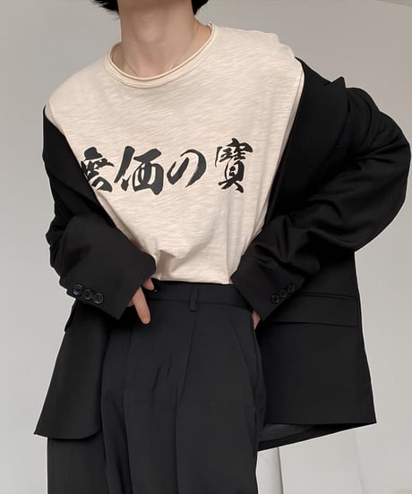 ワードグラフィック ルーズフィット Tシャツ / 2color
