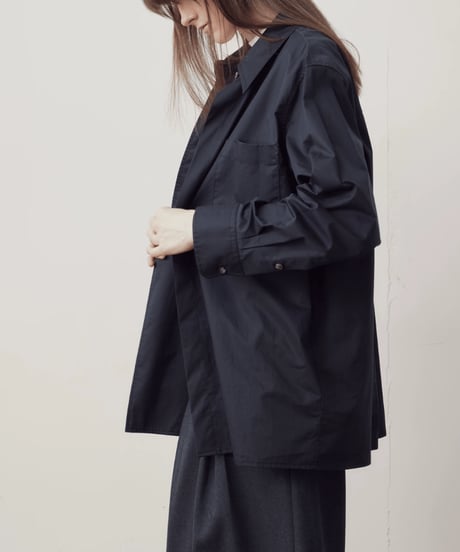 フロントクロス アシメデザイン L/Sシャツ