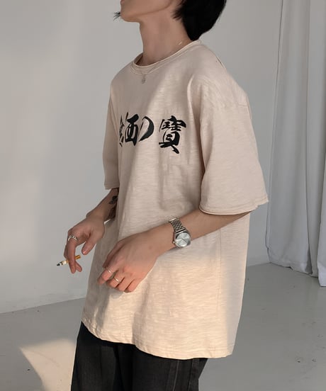 ワードグラフィック ルーズフィット Tシャツ / 2color