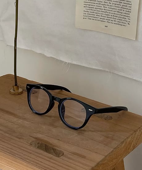 ボストンタイプ クリアレンズ ファッションメガネ