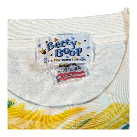 BETTY BOOP "BANG!BANG!" FRUIT OF THE LOOM LARGE 4179