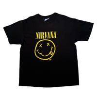 NIRVANA "SMILE BACKSTAGE PASS" HANES X-LARGE 2993