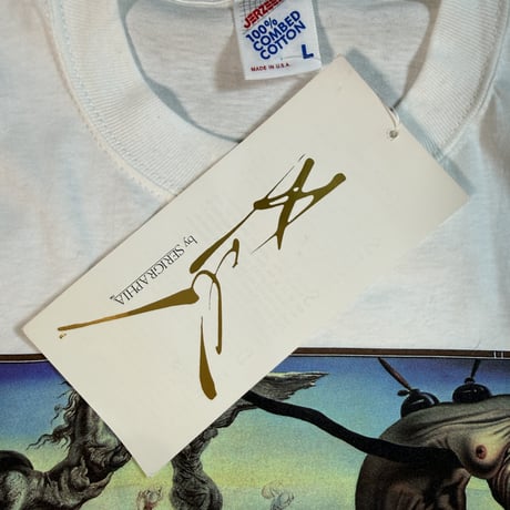 SALVADOR DALI "DADDY LONGLEGS OF THE EVENING-HOPE!" DEAD STOCK JERZEES LARGE 3332